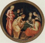 Jacopo Pontormo The birth of the Baptist Sweden oil painting artist